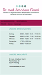 Mobile Screenshot of dr-graml.de
